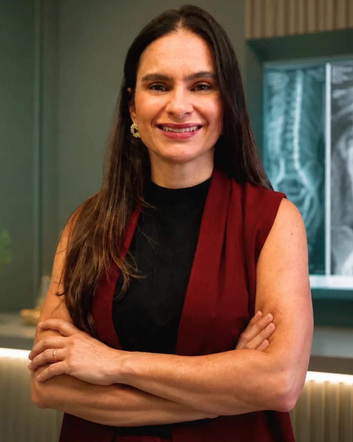 Dra. Lígia Catanante, responsável técnica apresentada no projeto digital